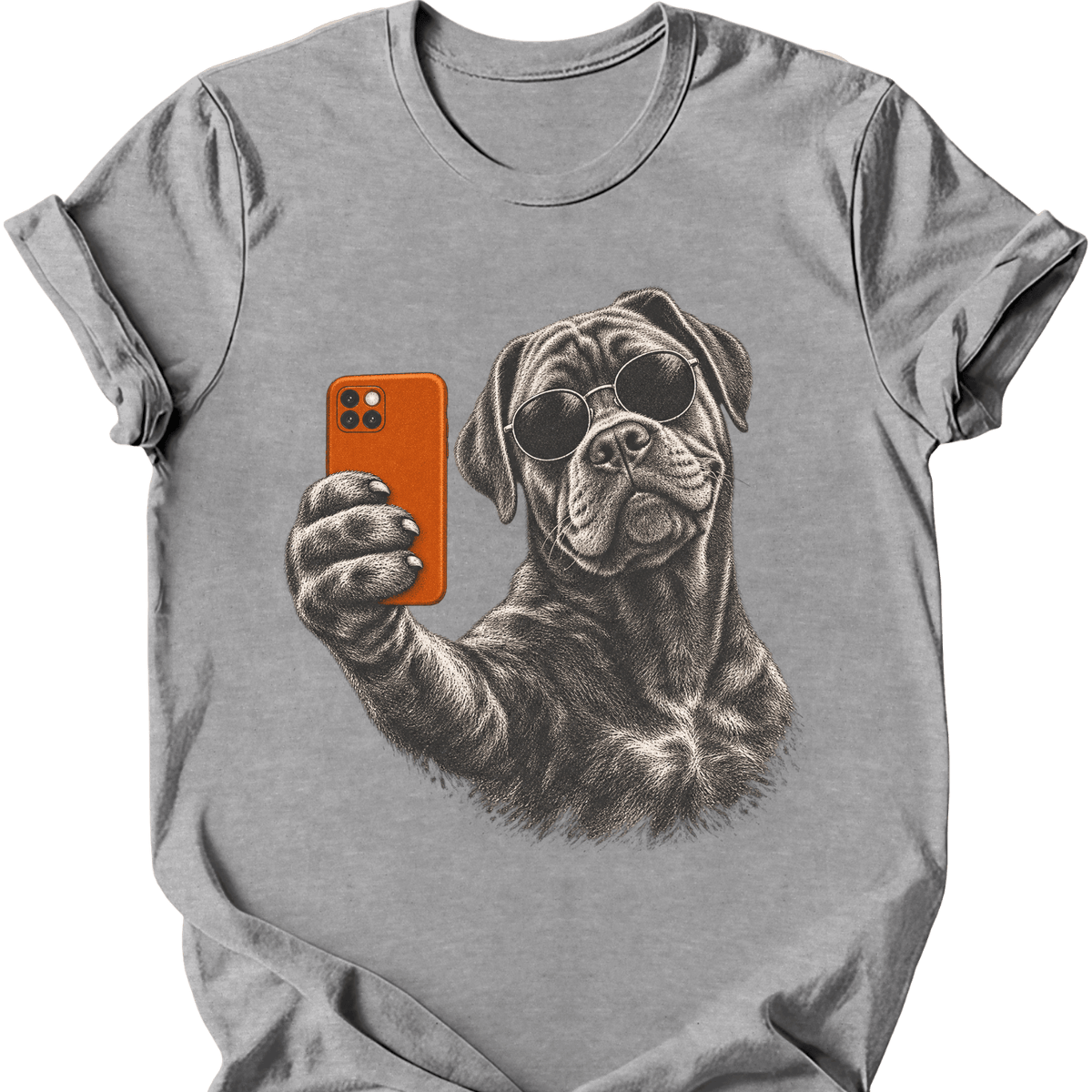 Cane Corso Selfie Dog T Shirt Gift For Dog Lover