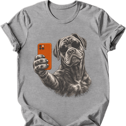 Cane Corso Selfie Dog T Shirt Gift For Dog Lover