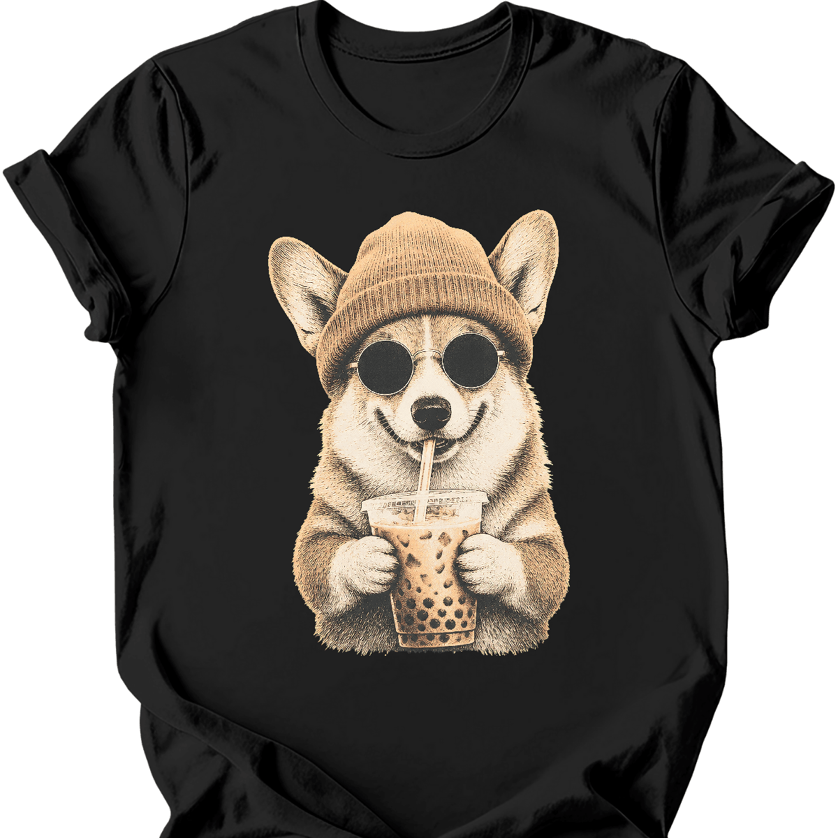 Corgi Hipster Dog T Shirt Gift For Dog Lover