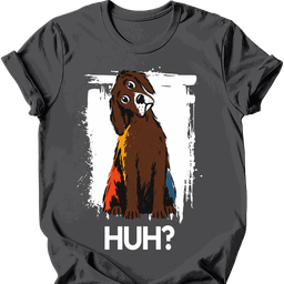 Chocolate Labrador Huh Dog T Shirt Gift For Dog Lover