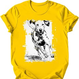 Dalmatian Running Dog T Shirt Gift For Dog Lover