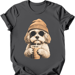 Cavachon Hipster Dog T Shirt Gift For Dog Lover