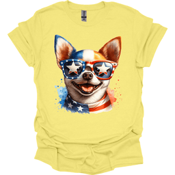 Chihuahua Patriot Series T Shirt Gift For Dog Lover