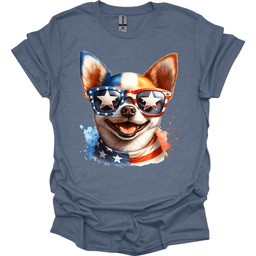 Chihuahua Patriot Series T Shirt Gift For Dog Lover