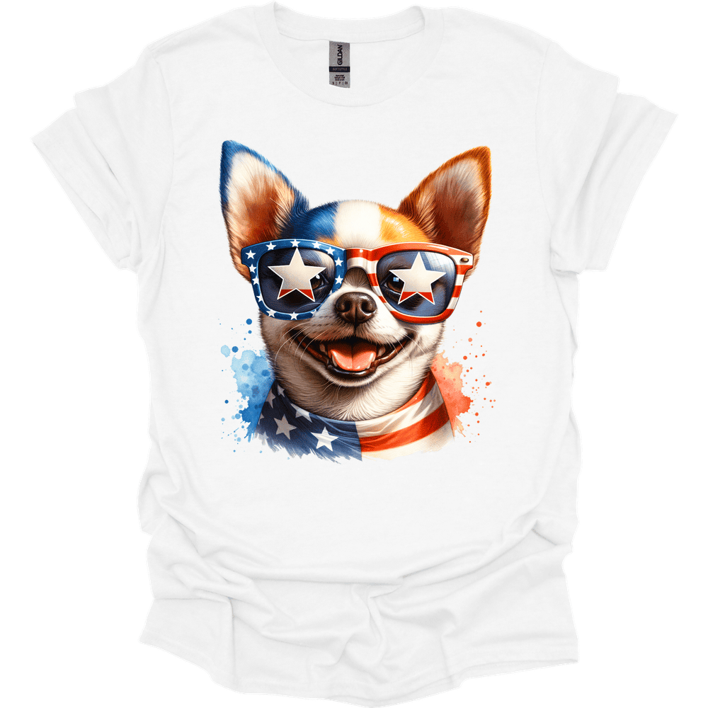 Chihuahua Patriot Series T Shirt Gift For Dog Lover