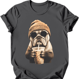 Bulldog Hipster Dog T Shirt Gift For Dog Lover