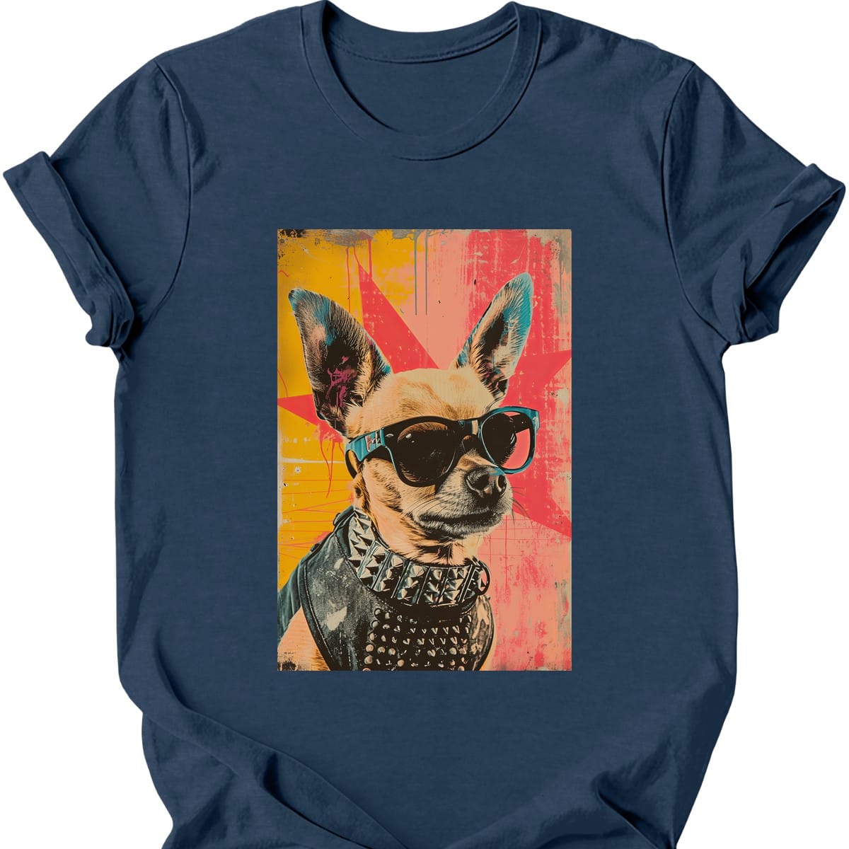Chihuahua Punk Dog T Shirt Gift For Dog Lover