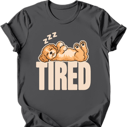 Cavapoo Tired Dog T Shirt Gift For Dog Lover