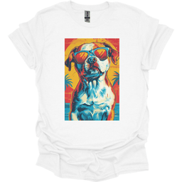 Brittany Summer Dog T Shirt Gift For Dog Lover