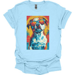 Brittany Summer Dog T Shirt Gift For Dog Lover