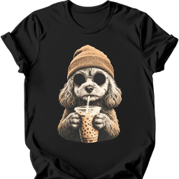 Cavapoo Hipster Dog T Shirt Gift For Dog Lover