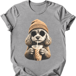 Cavapoo Hipster Dog T Shirt Gift For Dog Lover