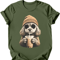 Cavapoo Hipster Dog T Shirt Gift For Dog Lover