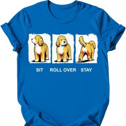 Cockapoo Sit Roll Over Stay T Shirt Gift For Dog Lover