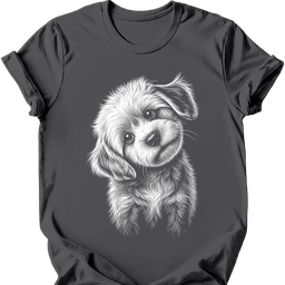 Cavachon Tilted Dog T Shirt Gift For Dog Lover
