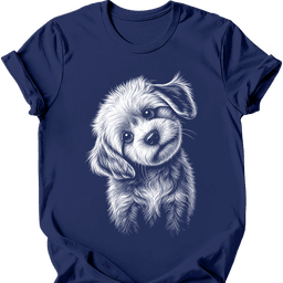 Cavachon Tilted Dog T Shirt Gift For Dog Lover