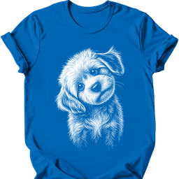 Cavachon Tilted Dog T Shirt Gift For Dog Lover