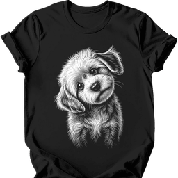 Cavachon Tilted Dog T Shirt Gift For Dog Lover