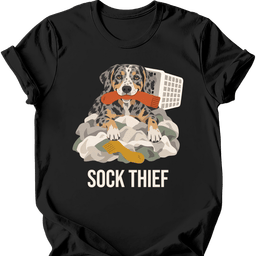 Catahoula Leopard Dog Sock Thief T Shirt Gift For Dog Lover