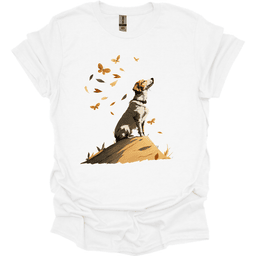 Brittany Fall Dog T Shirt Gift For Dog Lover