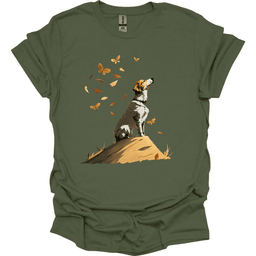 Brittany Fall Dog T Shirt Gift For Dog Lover