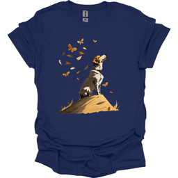 Brittany Fall Dog T Shirt Gift For Dog Lover