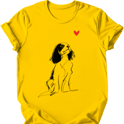 Cavalier King Charles Spaniel Sketch Dog T Shirt Gift For Dog Lover
