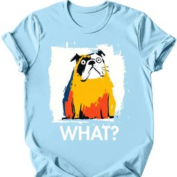 Bulldog What Dog T Shirt Gift For Dog Lover