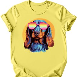 Dachshund Top Dog T Shirt Gift For Dog Lover