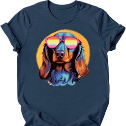 Dachshund Top Dog T Shirt Gift For Dog Lover