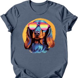 Dachshund Top Dog T Shirt Gift For Dog Lover