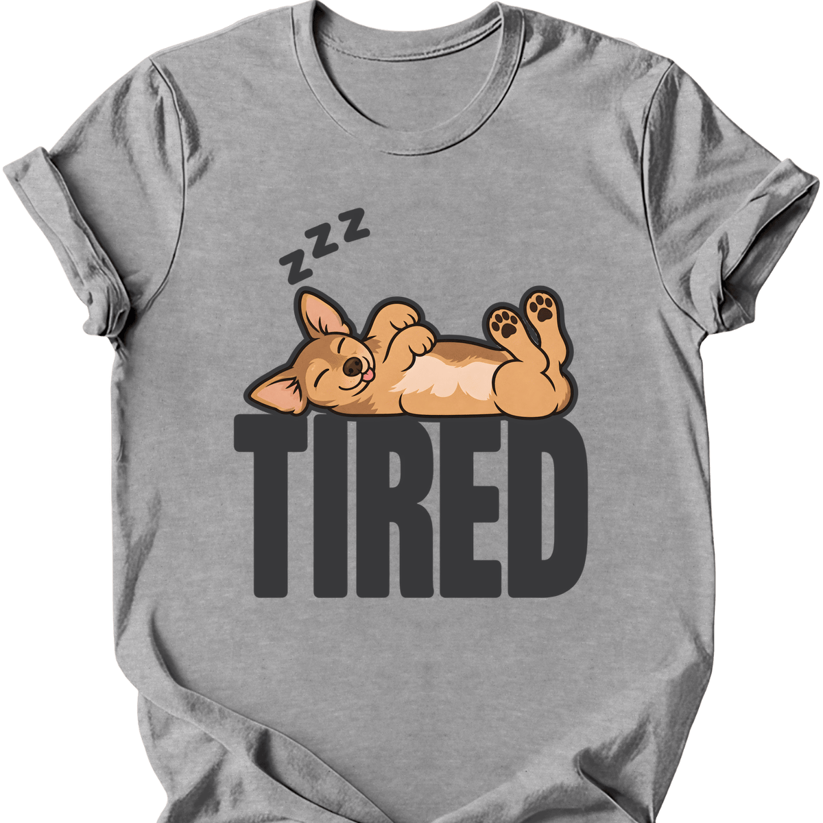 Chiweenie Tired Dog T Shirt Gift For Dog Lover