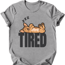 Chiweenie Tired Dog T Shirt Gift For Dog Lover