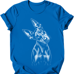Doberman Tilted Dog T Shirt Gift For Dog Lover