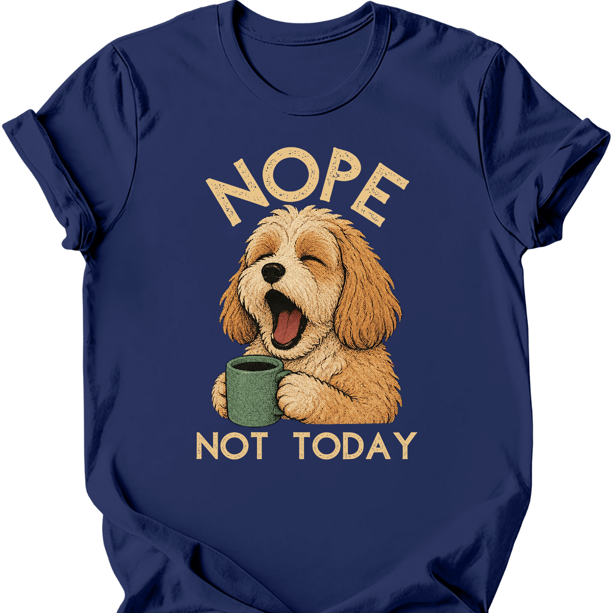 Cavapoo Not Today T Shirt Gift For Dog Lover