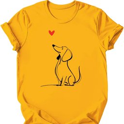 Dachshund Sketch Dog T Shirt Gift For Dog Lover