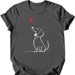 Dachshund Sketch Dog T Shirt Gift For Dog Lover