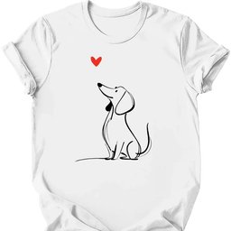 Dachshund Sketch Dog T Shirt Gift For Dog Lover
