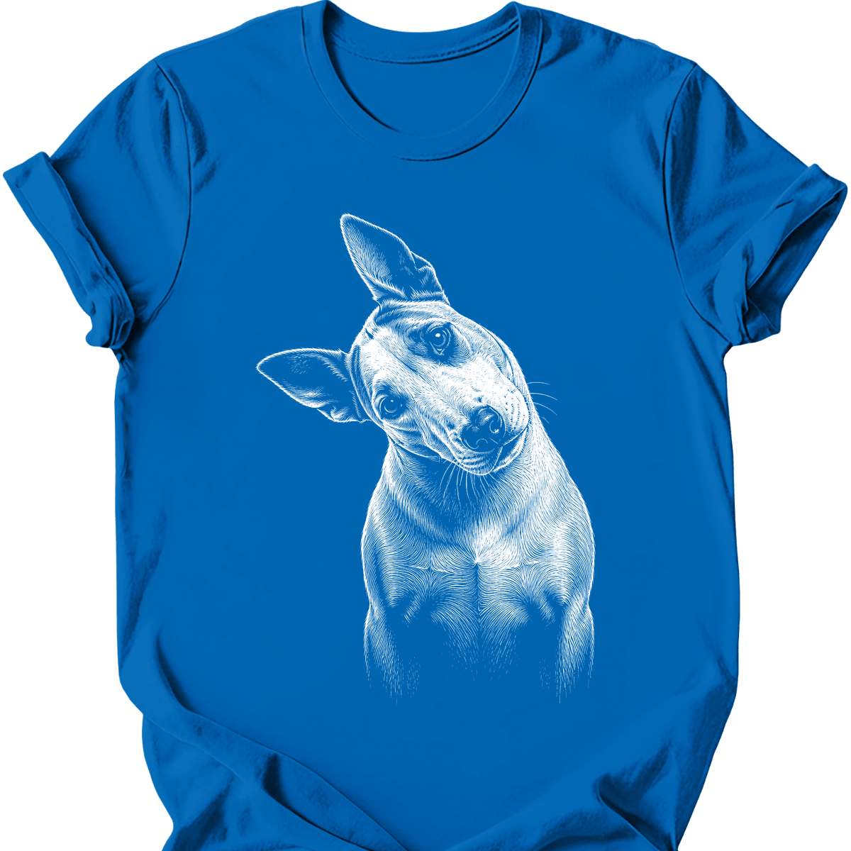 Bull Terrier Tilted Dog T Shirt Gift For Dog Lover