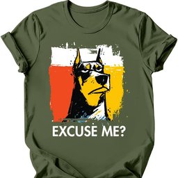 Doberman Excuse Me Dog T Shirt Gift For Dog Lover