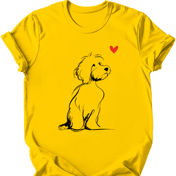 Cavapoo Sketch Dog T Shirt Gift For Dog Lover