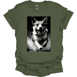 Corgi Puddle Dog T Shirt Gift For Dog Lover