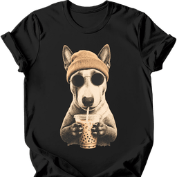 Bull Terrier Hipster Dog T Shirt Gift For Dog Lover