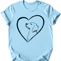 Brittany Heart Dog T Shirt Gift For Dog Lover
