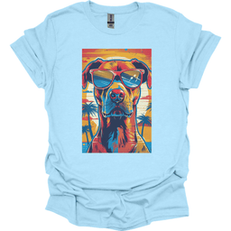 Doberman Summer Dog T Shirt Gift For Dog Lover