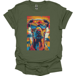 Doberman Summer Dog T Shirt Gift For Dog Lover