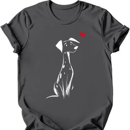 Dalmatian Sketch Dog T Shirt Gift For Dog Lover