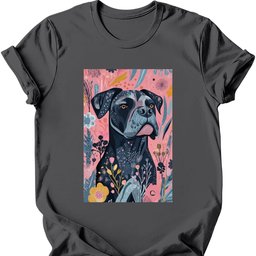 Cane Corso Boho Dog T Shirt Gift For Dog Lover