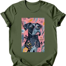 Cane Corso Boho Dog T Shirt Gift For Dog Lover