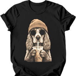 Cocker Spaniel Hipster Dog T Shirt Gift For Dog Lover